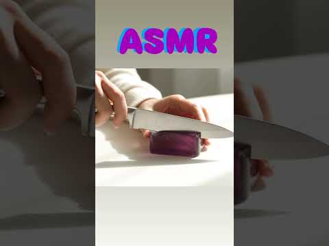 【ASMR】ガラスの石鹸を切る｜Glass Soap Cutting #shorts #asmr #4k #ai #relaxing #slicing