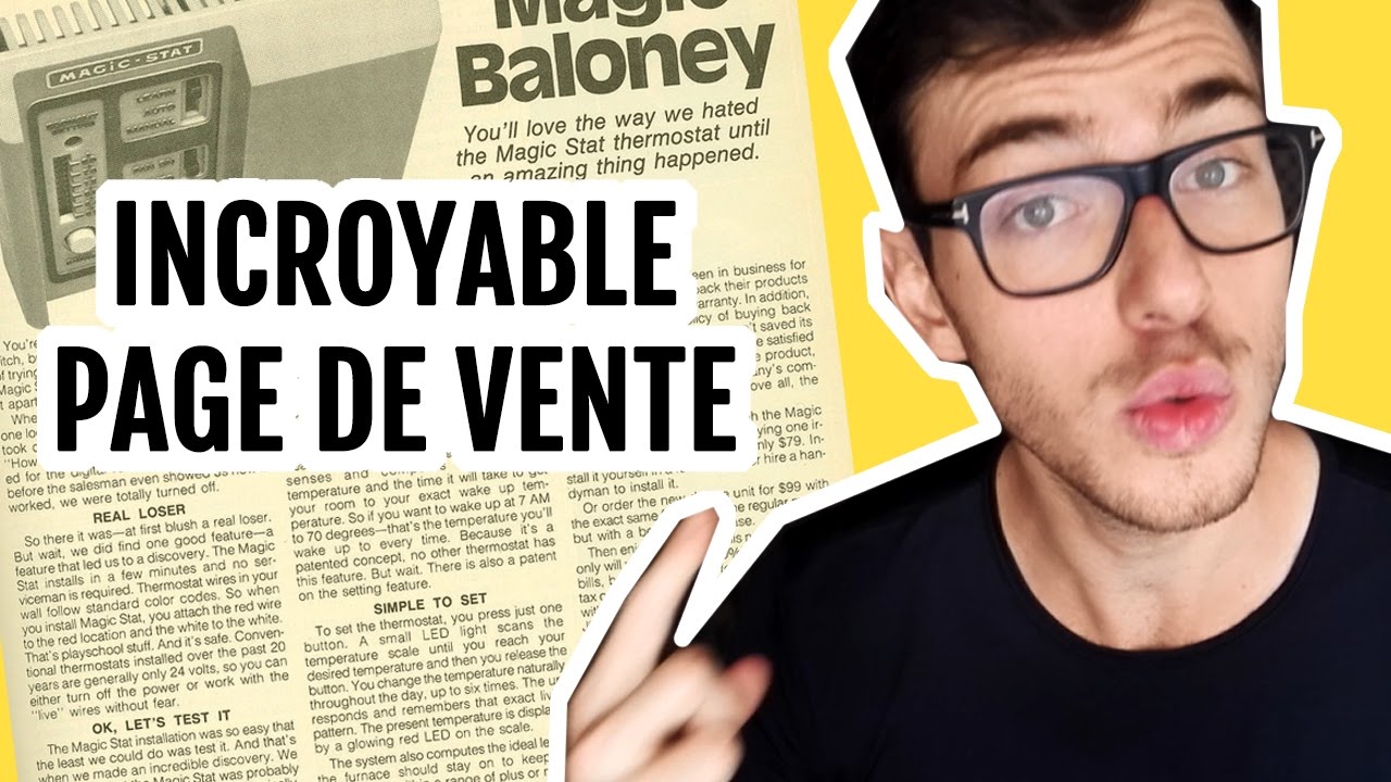 Comment écrire une page de vente irrésistible (Étude de cas)