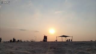 frame lapse Sumaysimah Beach Qatar شاطئ سميسمه قطر