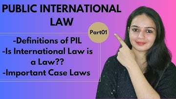 Definitions of Public International Law . UGC NET &JRF June2025.