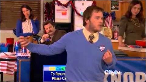 Parks and Rec - Andy Dwyer Acts Out His Favorite Movies