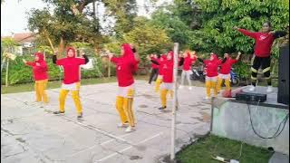 Aerobic pemanasan kanan kiri _ CoL Cempaka Obic Lovers _ Choreo by Wian
