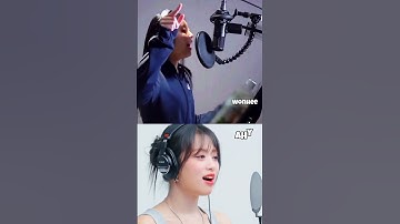 Ahyeon and Wonhee hitting 3 progression high notes #kpop #illit #babymonster #shorts #viral