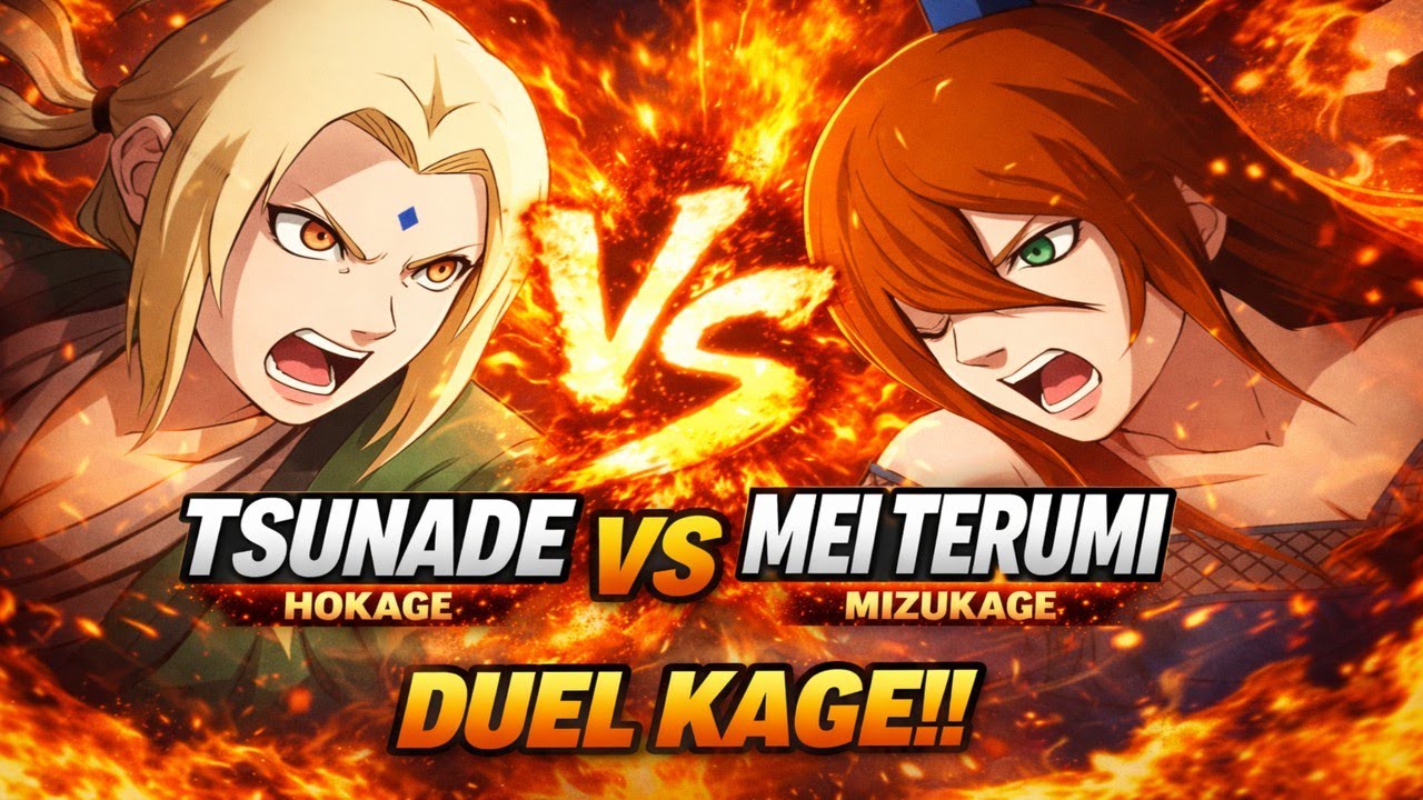 TSUNADE VS MEI TERUMI!! PERTARUNGAN KAGE PALING SENGIT 🔥