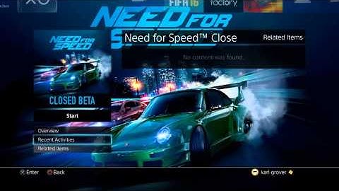 NEED FOR SPEED BETA - MY FIRST EXPERIENCE MY VIEWS