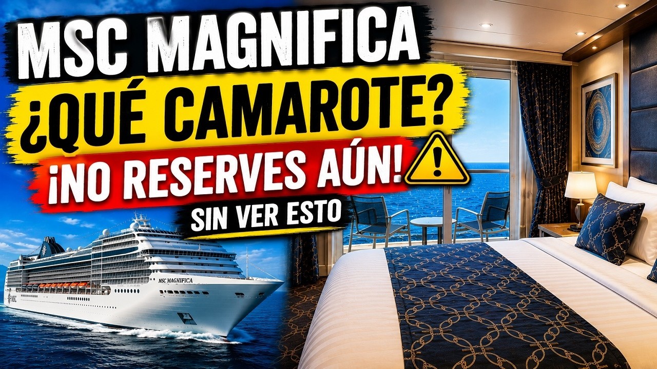 MSC MAGNIFICA 🚢 Tour de Camarotes | ¿Cuál Elegir?