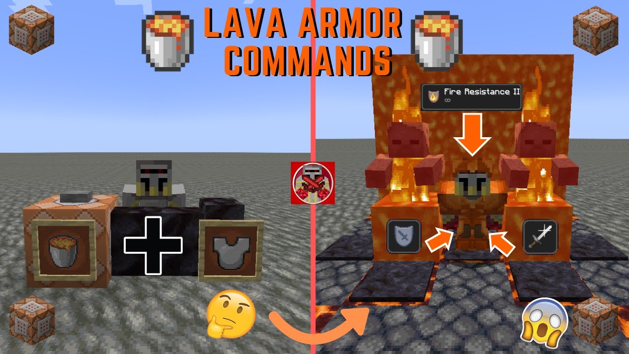 Command Block Tutorial #281: Lava Armor Commands in Minecraft (1.21.5 ...