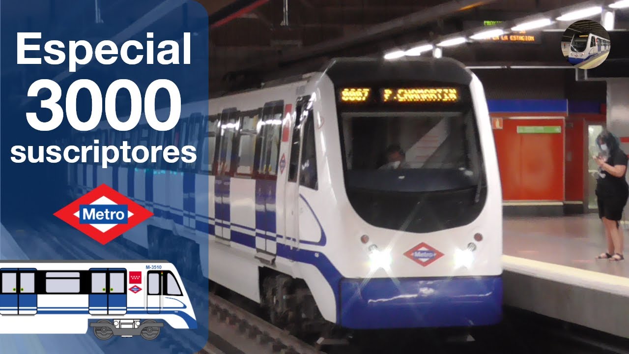 Especial 3000 suscriptores | Trenes de la serie 3000 del Metro de Madrid
