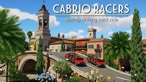 Planet Coaster 2 - Cabrio Racers (Timelapse + POV + Blueprint)