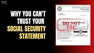 You Can't Trust Your Social Security Statement