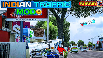 How To Add INDIAN TRAFFIC MOD (fully customized) In BUSSID V4 0.3 |#bussid