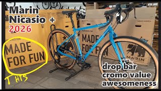 2026 Marin Nicasio Plus  A Favorite Drop Bar Gravelcommuterutility Bike On A Budget