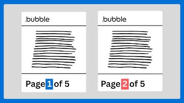Adding detailed headers and footers to PDFs in Bubble.io (page numbers, dynamic logos)