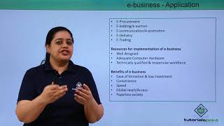 Class 11th – E-Business – Application | Business studies | Tutorials Point screenshot 1