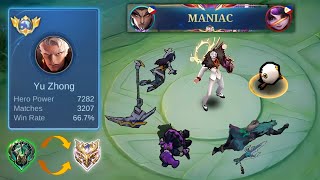 YU ZHONG BEST BUILD FOR SOLO RANKING UP ON SEASON 37 (100% working)