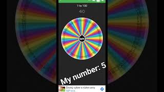 part 5: of spinning wheel 1 to 100
