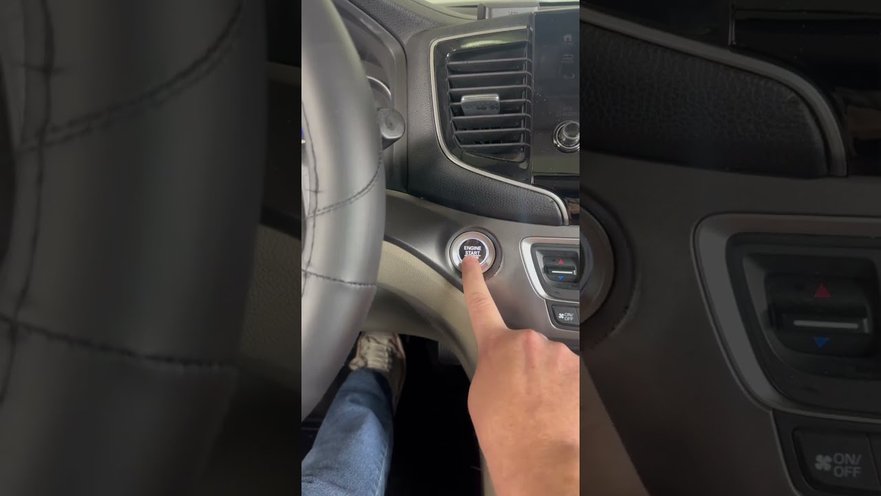 2016 2022 HONDA PILOT How To Start With Dead Remote Key Fob Battery Not Working