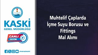 Muhtelif Çaplarda İçmesuyu Borusu ve Fittings Mal Alımı
