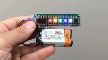 LED CHASER  pic12f629 Project By (GeoProgrammer)