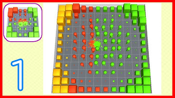 Blocks vs Blocks - Gameplay Walkthrough Part 1 - All Levels 1-30 (Android,iOS)