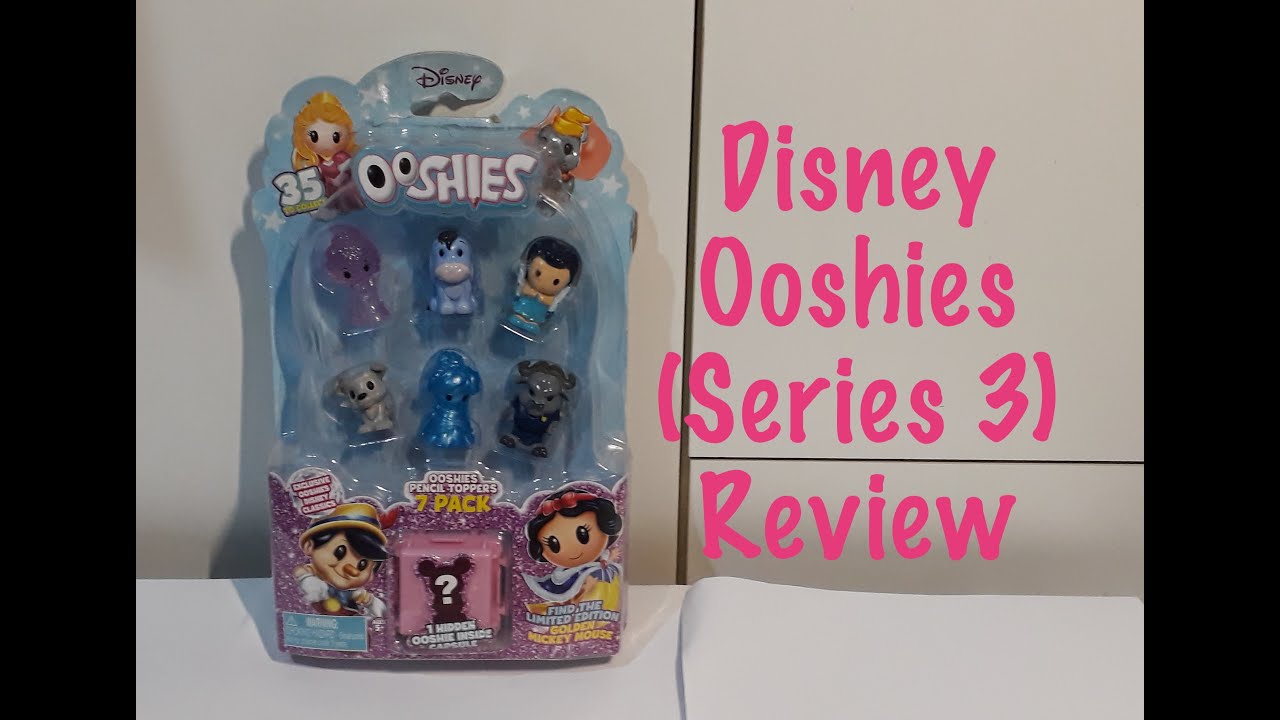 Disney 7 Pack (Series 3) Ooshies Unboxing and Review #3