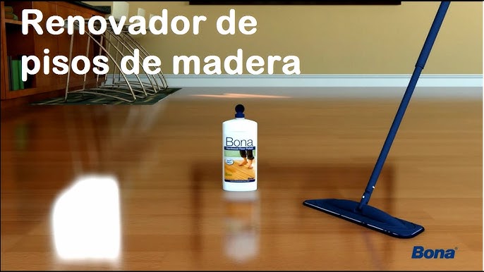 Limpiador de Suelos de Madera BONA 1 Litro + Kit Para El Mantenimiento de  Todos Los Suelos de Parquet de Madera