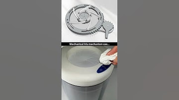 Dustbin automation by using mechanical iris mechanism ✅❤️ #solidworks #dustbin #plastic #automation