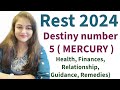 How will be your rest of 2024 full detailed  tarot card reading for destiny number 5