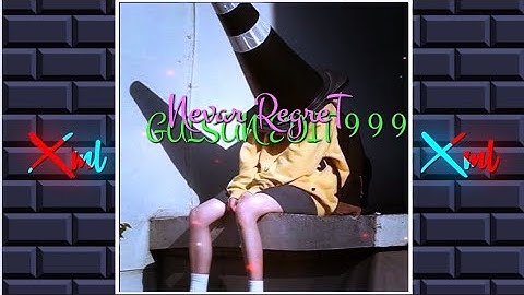 Never Regret English Song | FREE XML FILE 🗃️ WHATSAPP STATUS ALIGHTMOTION Link in description box📌⤵️