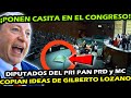 SEE CUESTRANN TRIBUNA ¡ DIPUTADOS DEL PRI PAN PRD MC COPIAN A GILBERTO LOZANO FRENA ! PONEN CASITA