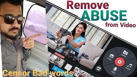 How to Mute Censor bad words from your video easily in kinemaster  |  iZeerox
