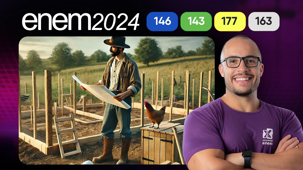 Questão 146 - Caderno Azul | Função de 2o grau | MATEMÁTICA ENEM 2024