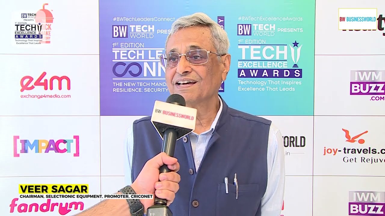 Veer Sagar, Chairman, Selectronic Equiptment, Promoter, Criconet | BW Tech Excellence Awards 2025