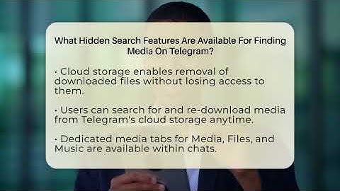 What Hidden Search Features Are Available For Finding Media On Telegram? - Be App Savvy
