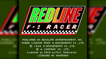 The Best of Retro VGM #1413 - Redline F-1 Racer (SNES/Super Famicom) - Title