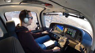Student Pilot Solo! Flight Around Southern Las Vegas! Cirrus SR20 G6