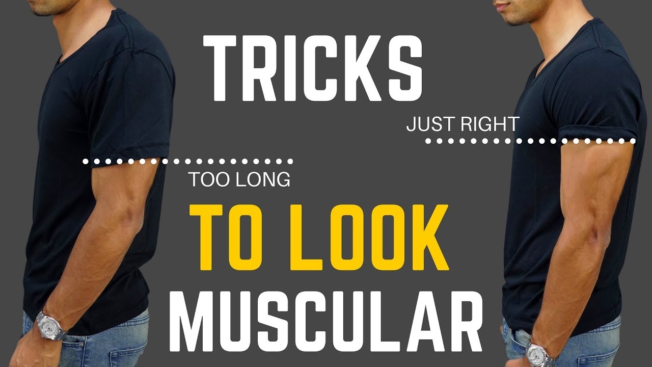 6 Clothing Tricks That Make You Look More Muscular Youtube - ripped muscles six pack chest t shirt roblox