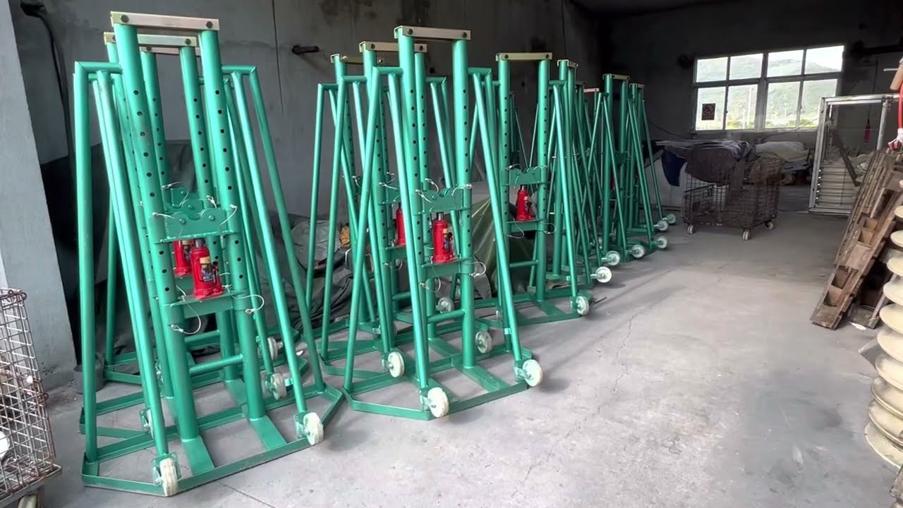 MARSHINE Hydraulic Cable Drum Jacks / Cable Jack Stand