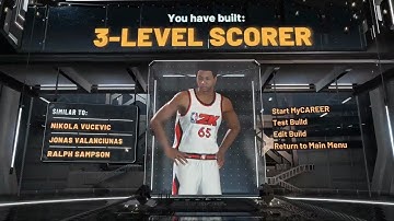 NBA 2K20 Domination with a 3 Level Scorer Center Build