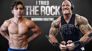 I Tried The Rock's Morning Routine
