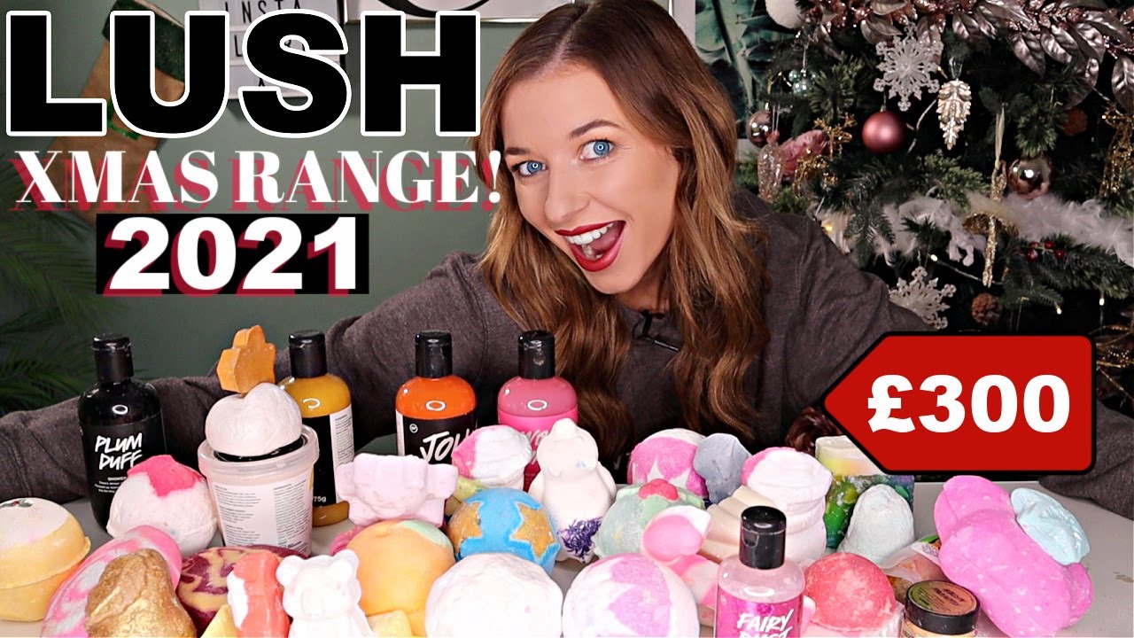 THE ENTIRE LUSH CHRISTMAS RANGE 2021 / Unboxing 32 Products (INCLUDING