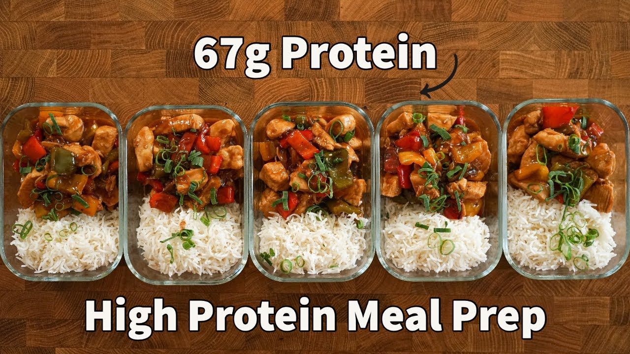 high protein meal prep