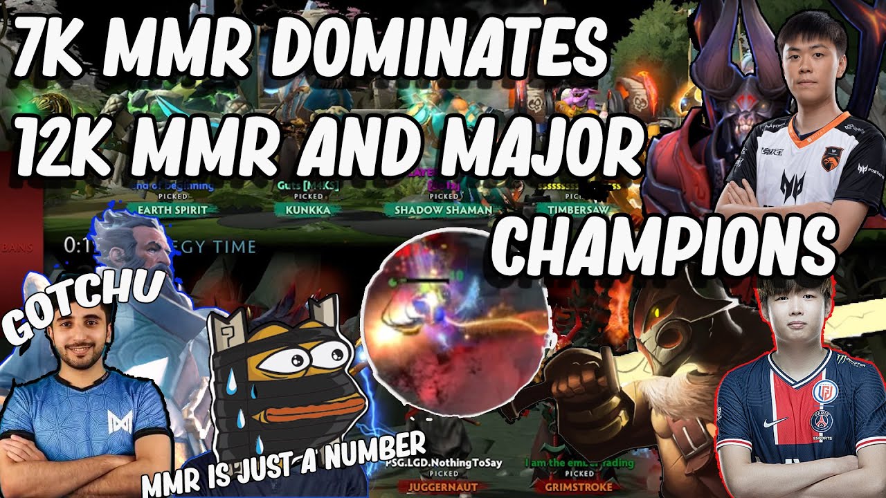 PSG.LGD.NothingToSay [Top 1 in SEA] and Kpii| vs 7K MMR and !Attacker Kunkka |DOTA2 7.29d - 12K MMR|