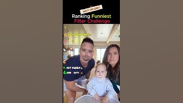 VIRAL❗❗Ranking Funniest Filter Challenge #shorts