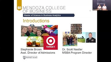 Discover the MS in Business Analytics Program at Notre Dame