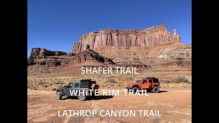 Shafer Trail to White Rim Trail to Lathrop Canyon Trail