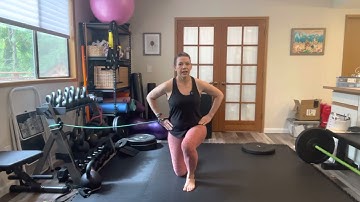 Split Squat With Band-resisted Rotation