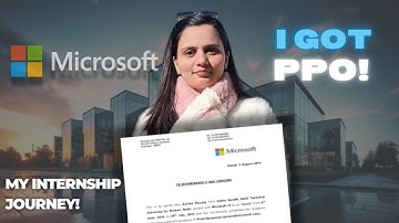 How I got PPO at Microsoft? || Intern to FTE || Priyanka Loura