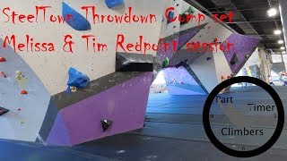 SteelTown Throwdown Redpoint set session. All Sends. Part Timer Climbers Ep.6