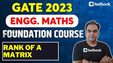 GATE Maths Preparation 2023 |  Rank of a Matrix | |by Atul Sir #gate2022 #maths #integration